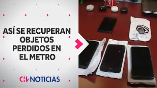 DE BILLETERAS A COMPUTADORES Así recuperan los objetos perdidos en el Metro de Santiago [upl. by Ledeen]