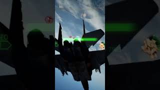 F15C Eagle Gun Kill on F22 Raptor  Ace Combat 7 Multiplayer  shorts [upl. by Alison]