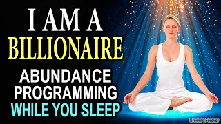 Sleep Programming for a Billion Dollar Mind  Manifest Wealth amp Abundance Affirmations Mind Power [upl. by Enna]