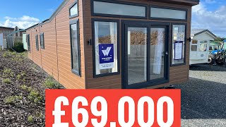 Off site static caravan for sale UK wide delivery available Willerby Vogue Classique Lodge 43x14x2 [upl. by Neenahs248]