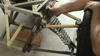 Locost Adjustable Front Suspension  Part 3 of 3  Coilover Shocks [upl. by Malvin]