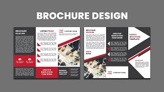 Adobe illustrator brochure design ideas [upl. by Rubma]