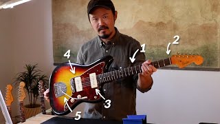 Guitar Tech Tips  Fender Jazzmaster Deep Dive Setup [upl. by Ebbarta]