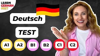 Deutschtest A1  A2  B1  B2  C1  C2  Teste dein DeutschNiveau 🇩🇪 [upl. by Analle929]