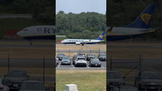 Ryanair 737 MAX 8 departure from BFI [upl. by Ilka]