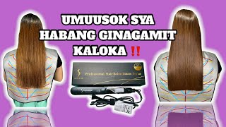 JML PROFESSIONAL STEAM STYLER HAIR IRON REVIEW  ANONG PLANTSA ANG MAGANDANG PANG REBOND [upl. by Alejna581]