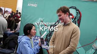 KPMG at the 2023 Internship Fair [upl. by Roter]