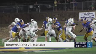 UNDER THE LIGHTS Brownsboro vs Mabank [upl. by Ruthven]