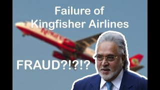 Failure of Kingfisher Airlines  Why did Kingfisher fail [upl. by Naimed]