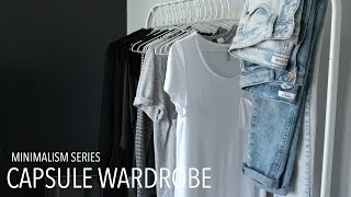 MONOCHROME CAPSULE WARDROBE  MINIMALISM SERIES [upl. by Chao]