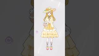 🎉Vlinder Princess Dress up game🎇 shorts [upl. by Ymmik]