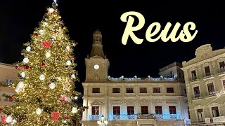 Asi se ve la navidad en ESPAÑA 🎄  Un paseo bajo las luces navideñas de Reus 🌟 [upl. by Orlena102]