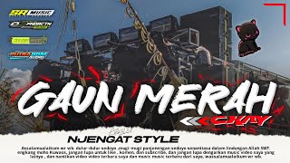 DJ GAUN MERAH  Bass Njengat Jinggle karnaval BBM Audio Malang ft SR Music [upl. by Saravat491]