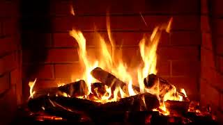 Fireplace with Crackling Fire Sounds Crackling Fireplace 4K10 HOURS [upl. by Ecaroh437]