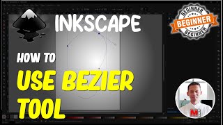 Inkscape How To Use Bezier Tool [upl. by Poppo]