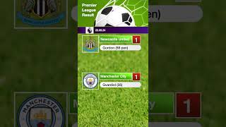 Newcastle United vs Manchester City  Premier League Result and Table  28th September 2024 [upl. by Arliene559]