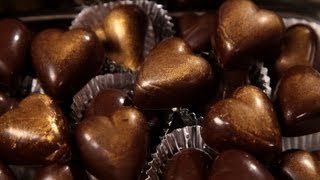 How to Add Filling to a Chocolate Mold  Candy Making [upl. by Sirama]