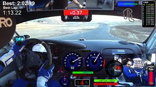 New Spec Boxster 1st Test at Thunderhill New heart rate data channel [upl. by Anifesoj]