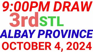 STL  ALBAY PROVINCE October 4 2024 3RD DRAW RESULT [upl. by Barbabas]