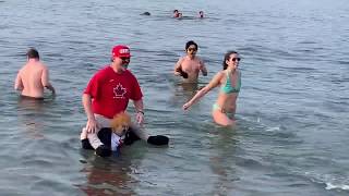 Polar bear swim Vancouver 20191 [upl. by Hallerson388]