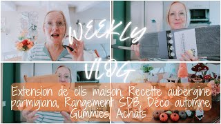 Weekly Vlog N°39  Kit Extension cils Recette Rangement SDB JOW Déco dautomne Gummies Stoko [upl. by Fiore]