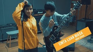 Cinta Luar Biasa Andmesh  Versi Rock  Cover By Jeje GuitarAddict ft Tika Nistia [upl. by Delanos]