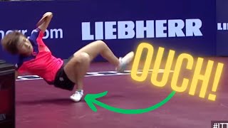 Top 5 Worst Injuries in Table Tennis [upl. by Mathe]