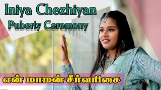 Iniya Chezhiyan Puberty Ceremony  Half Saree Function  Happy moments [upl. by Akcebar]