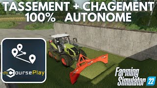 TASSEMENT  CHAGEMENT 100 AUTONOME  FS22 [upl. by Yesac]