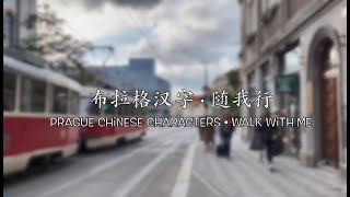 Prague Chinese Characters Walk With Me [upl. by Ennaeiluj955]