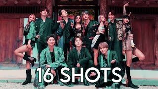 16 SHOTS  BTS x BLACKPINK FMV [upl. by Onitnelav]