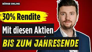 30 bis Jahresende mit diesen Aktien aber eine WARNUNG Droht BörsenCrash nach Senkung der Zinsen [upl. by Loftus]