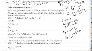 Leclure 4 Random Mating Population Lecture 4 Part 1 [upl. by Swords]