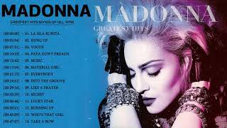 MADONNA  Greatest Hits Full Album 2021  MADONNA  Best Songs Collection 2021 [upl. by Armahs270]