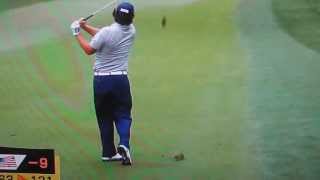 【衝撃】バックスピンイーグル ワッグルが特徴的なジェイソンダフナー Jason Dufner 動画 [upl. by Lohman]