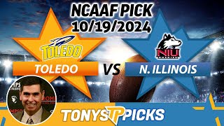 Toledo vs Northern Illinois Pick 101924 NCAAF Week 8 Predictions [upl. by Namielus]