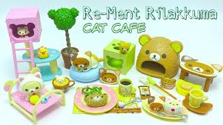 Miniature ReMent Rilakkuma Cat Cafe [upl. by Nirihs]