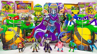 Teenage Mutant Ninja Turtles Unboxing ASMR  Leonardo Collection Toys  Giant Leonardo Donatello Box [upl. by Suzann]