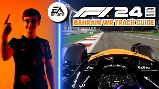 F1 24 BAHRAIN WORLD RECORD  Track Guide  Setup [upl. by Aidole824]