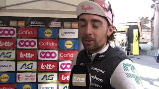 Ben Healy  Interview at the start  La Flèche Wallonne 2024 [upl. by Kussell]