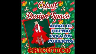 CRICUT DESIGN SPACE ÁRBOL DE FIELTRO PARA LOS CUBIERTOS [upl. by Sofie893]