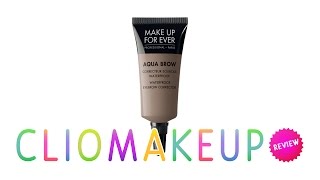 REVIEW RECENSIONE AQUA BROW MAKEUP FOREVER [upl. by Adnara]