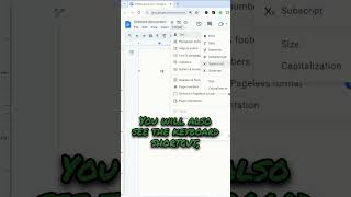 Google Docs Superscript and Subscript  How to [upl. by Ahseket586]