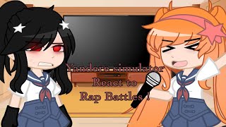 Yandere simulator react to Rap Battles  Ayano x Budo   Part 3 of react  Gacha Club [upl. by Wynn]