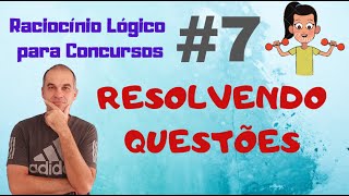 RESOLVENDO QUESTÕES 7  Associação Lógica FCC [upl. by Buatti900]