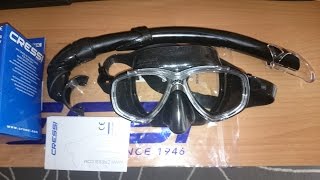 Cressi Perla mask and Cressi Mexico snorkel [upl. by Ttirrem]