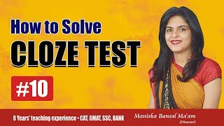 Step 10 How to eliminate wrong options in Cloze Test A Beautiful Approach for SSC BANKCDS 10 [upl. by Nur]