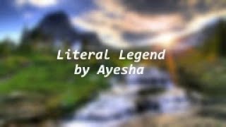 Literal Legend BASS BOOSTED [upl. by Alioz]