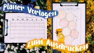 PLANER VORLAGEN ZUM AUSDRUCKEN  JustSayEleanor Schöne Notizen Bullet Journal [upl. by Anod]