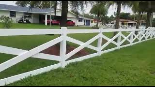 PVC crossbuck fence [upl. by Nylzzaj184]